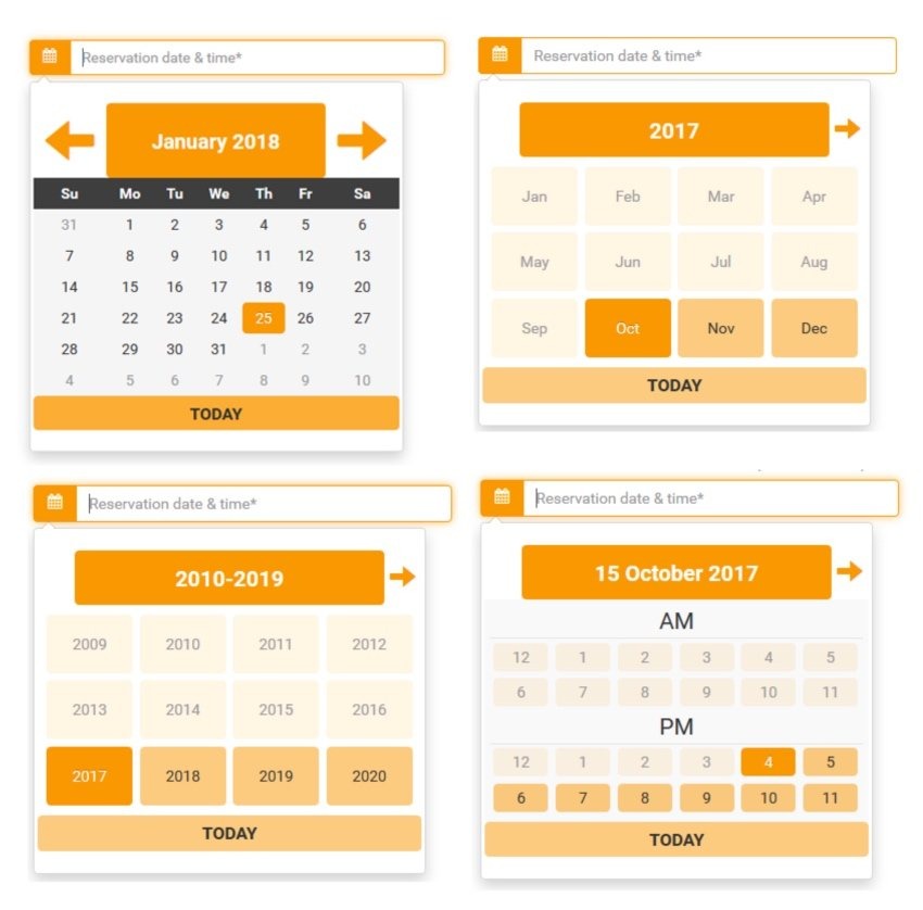 9. SmartCalendar: универсальный календарь выбора даты и времени 